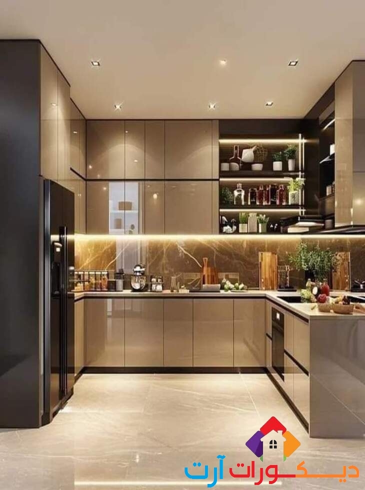ديكورات مطابخ مفتوحة 2026