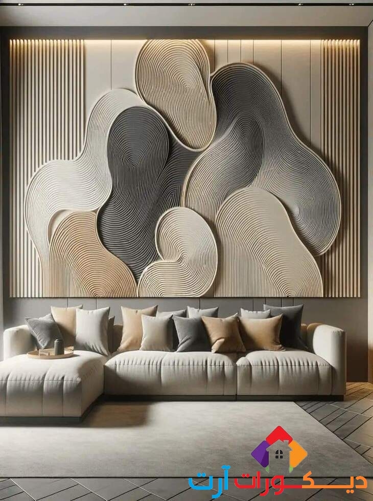 ديكورات حوائط بسيطة